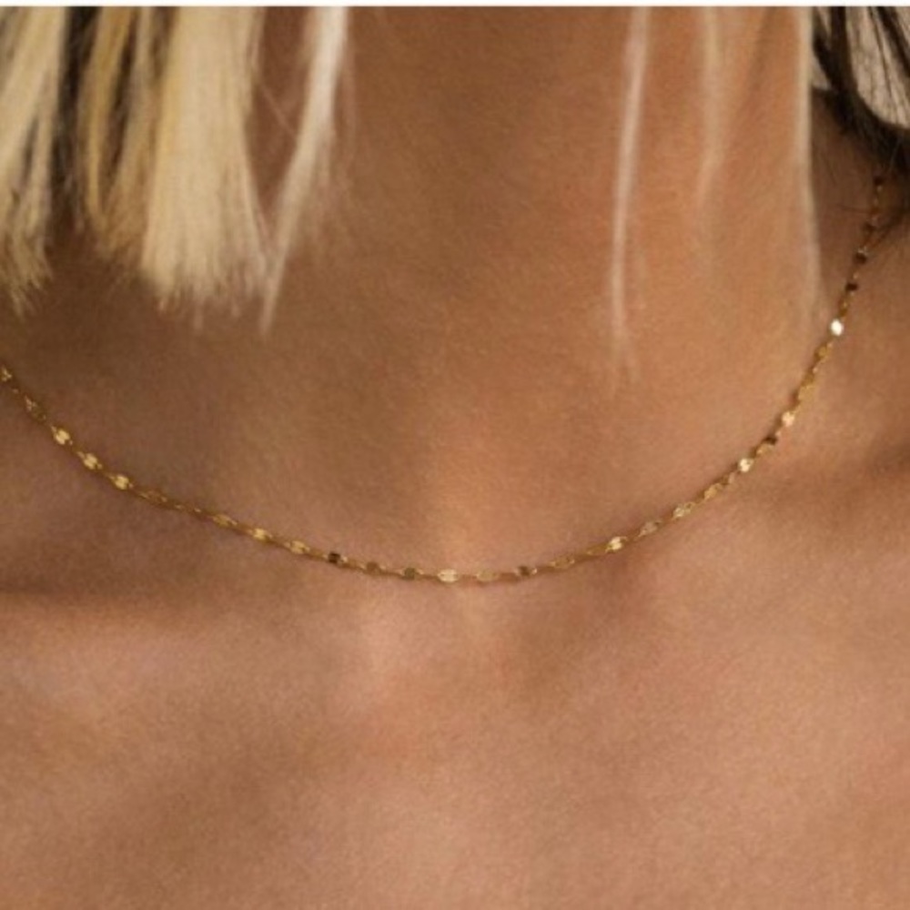 Non tarnish Cuban link Gold necklace
